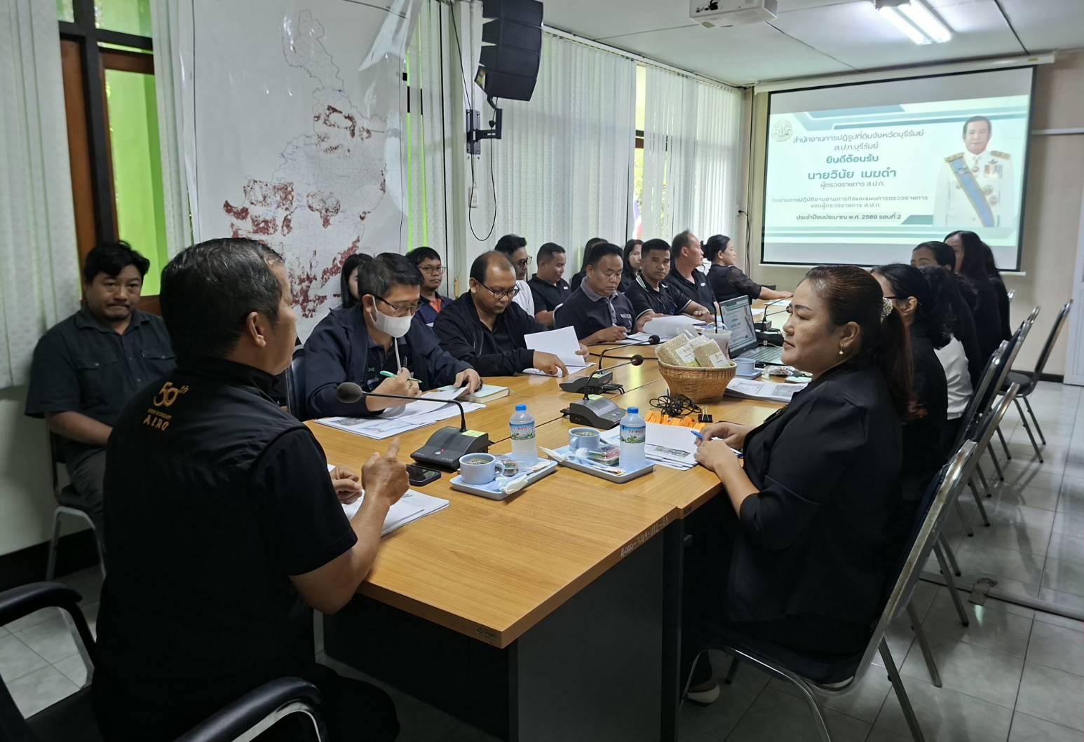 title - ผู้ตรวจราชการ ส.ป.ก. ประชุมตรวจติดตามความก้าวหน้าผลการดำเนินงานตามแผนการตรวจราชการของ สำนักงานการปฏิรูปที่ดินเพื่อเกษตรกรรม ประจำปีงบประมาณ พ.ศ. 2569 รอบที่ 2  เขตตรวจราชการที่ 13จังหวัดบุรีรัมย์